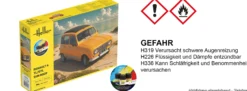 Heller 58704 Renault 4 TL/GTL Sonnendach Starter-Kit | Auto Bausatz 1:24