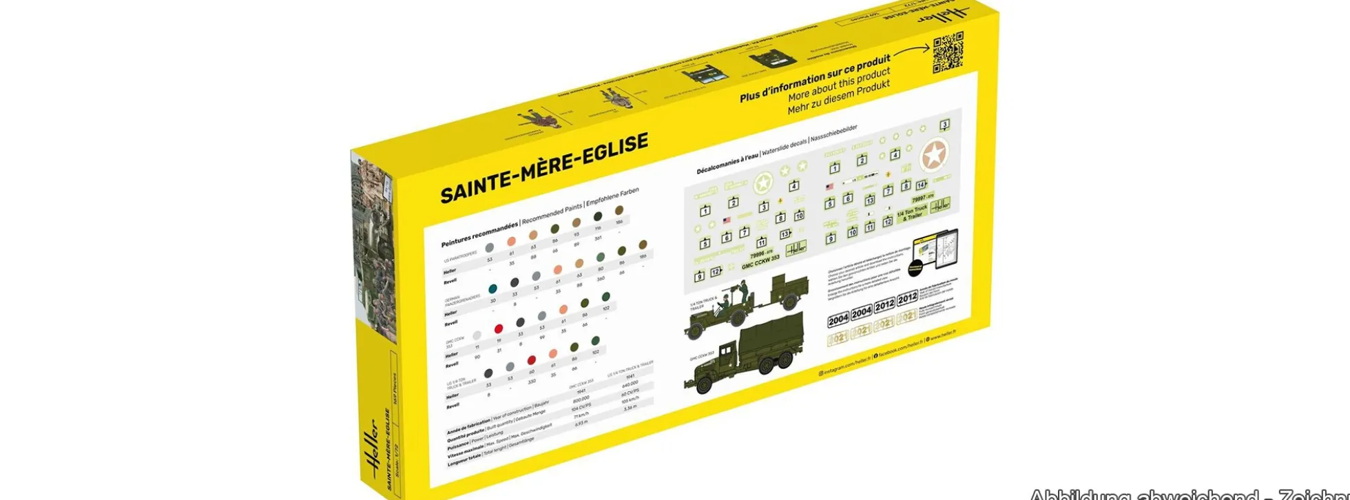 Heller 50327 Sainte-Mere-Eglise | Militär Bausatz 1:72