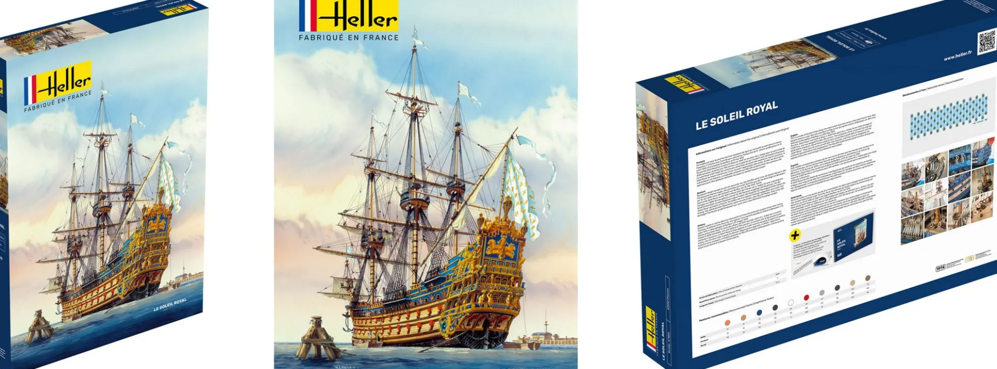 Heller 80899 Soleil Royal Linienschiff | Schiff Bausatz 1:100