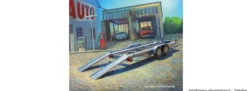 Heller 56774 Starter-Kit Car Transporter Trailer | Anhänger Bausatz 1:24