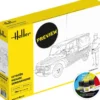 Heller 58702 Starter-Kit Citroen Mehari Gendarmerie | Auto Bausatz 1:24