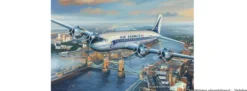 Heller 56315 Starter-Kit DC6 Super Cloudmaster AF | Flugzeug Bausatz 1:72