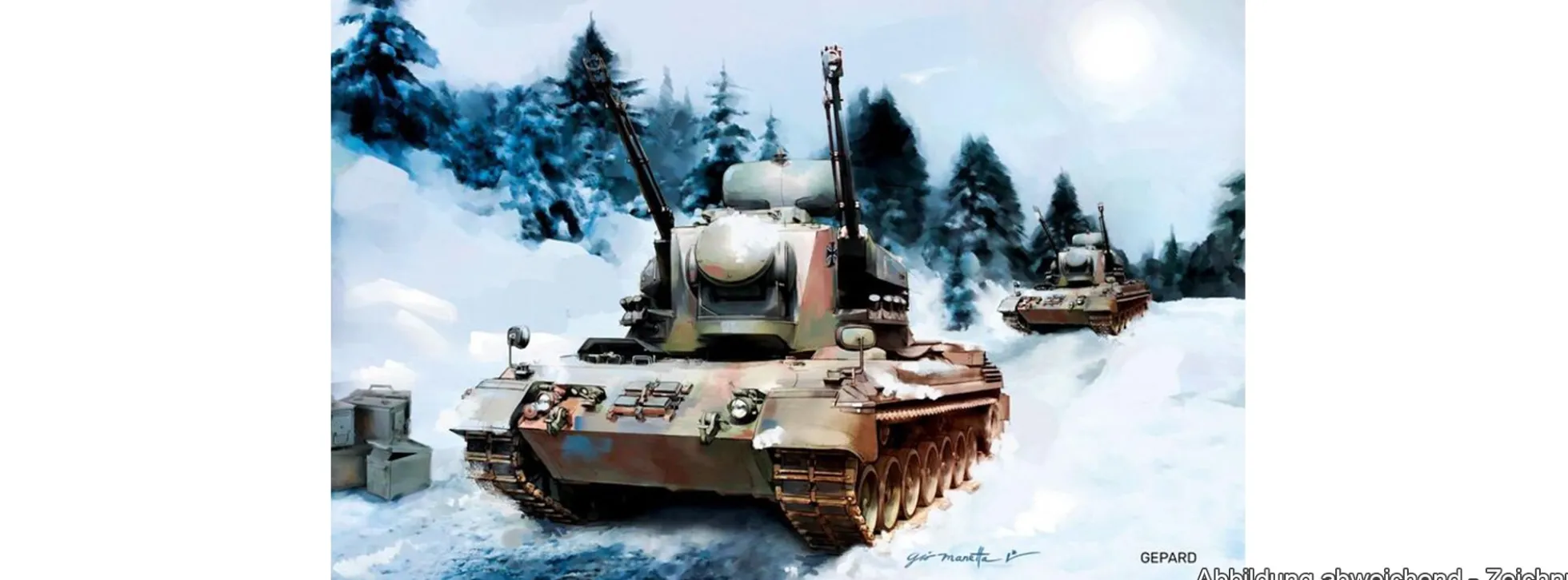 Heller 57127 Starter-Kit FlakPz Gepard | Militär Bausatz 1:35
