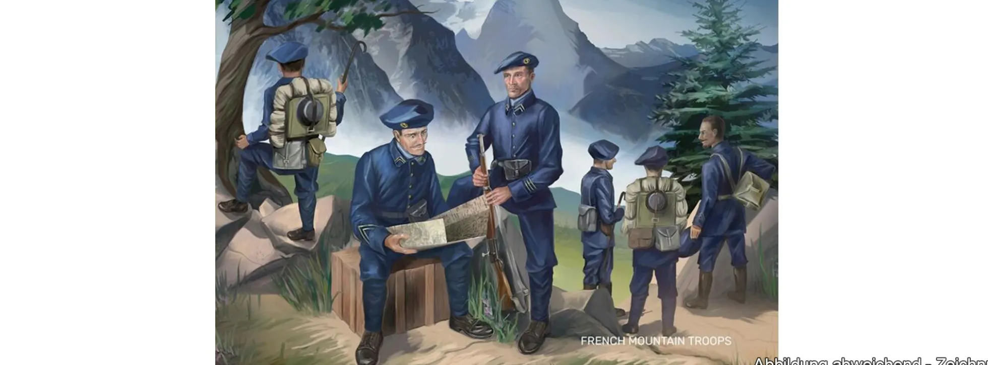 Heller 57223 Starter-Kit French Mountain Troops | Figuren Bausatz 1:35