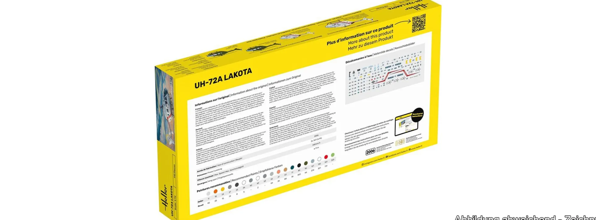 Heller 56379 Starter-Kit UH-72A Lakota | Helikopter Bausatz 1:72