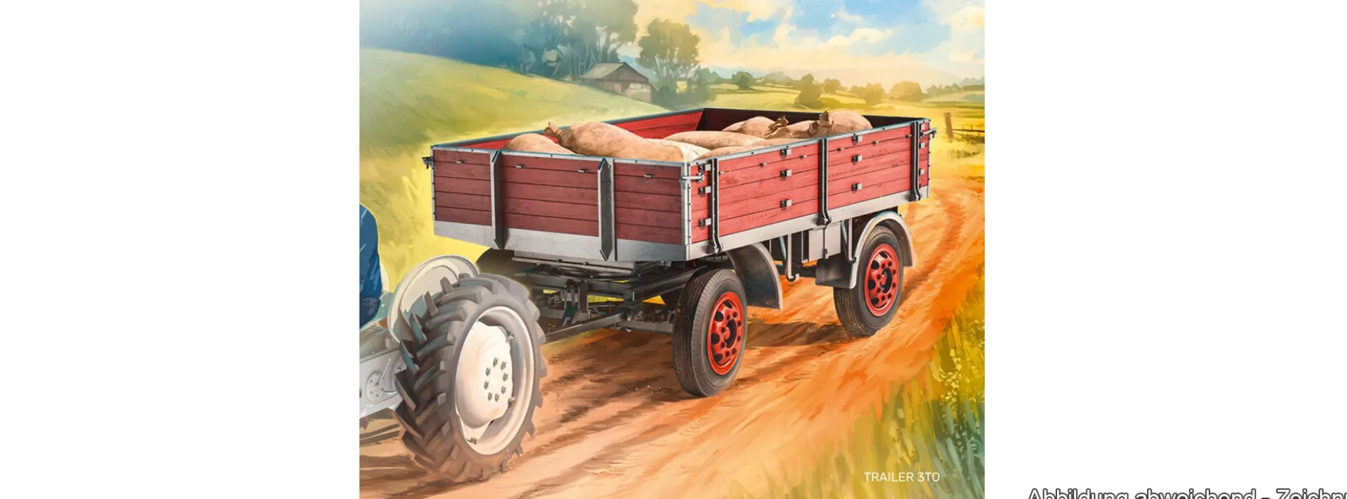 Heller 57410 Trailer 3TO | Starter-Kit | Agrarmodell Bausatz 1:24