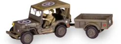 Heller 81105 US 1/4 Ton Truck und Anhänger | Militär Bausatz 1:35