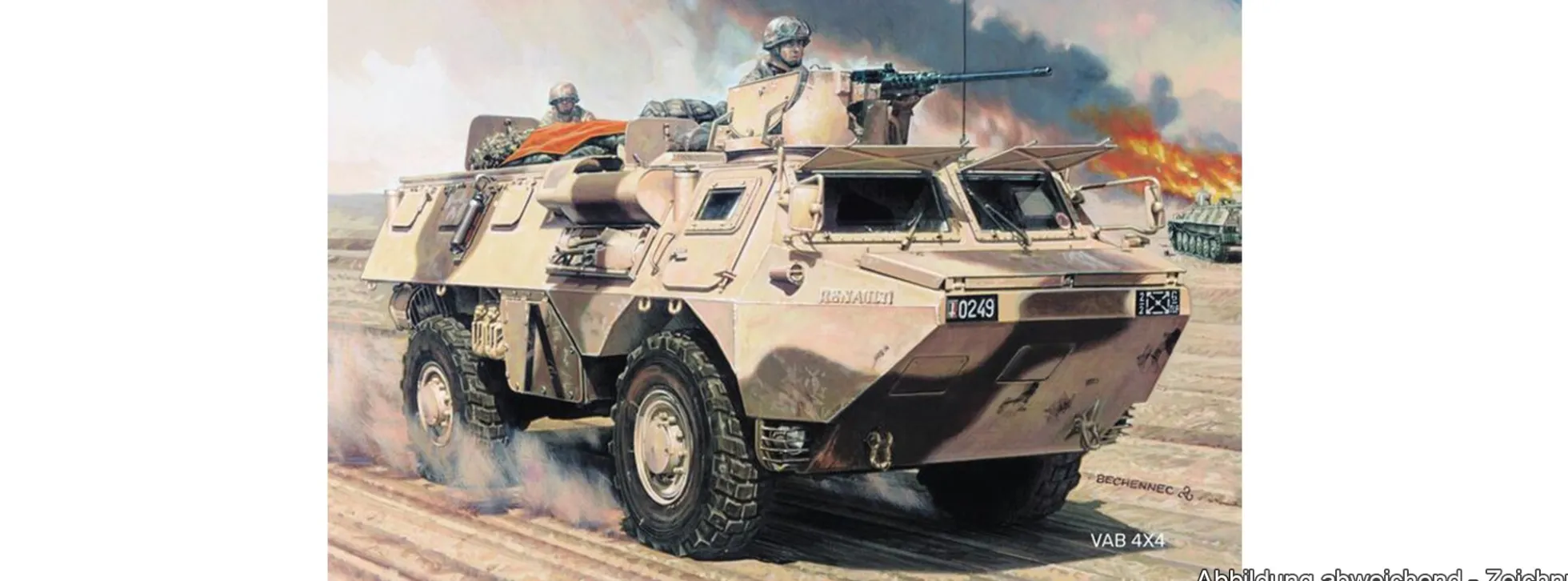 Heller 56898 VAB 4x4 | Starter-Kit | Militär Bausatz 1:72