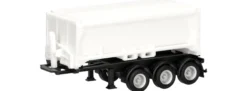 herpa 077101 Abraumcontainerauflieger weiß | LKW-Modell Zubehör 1:87