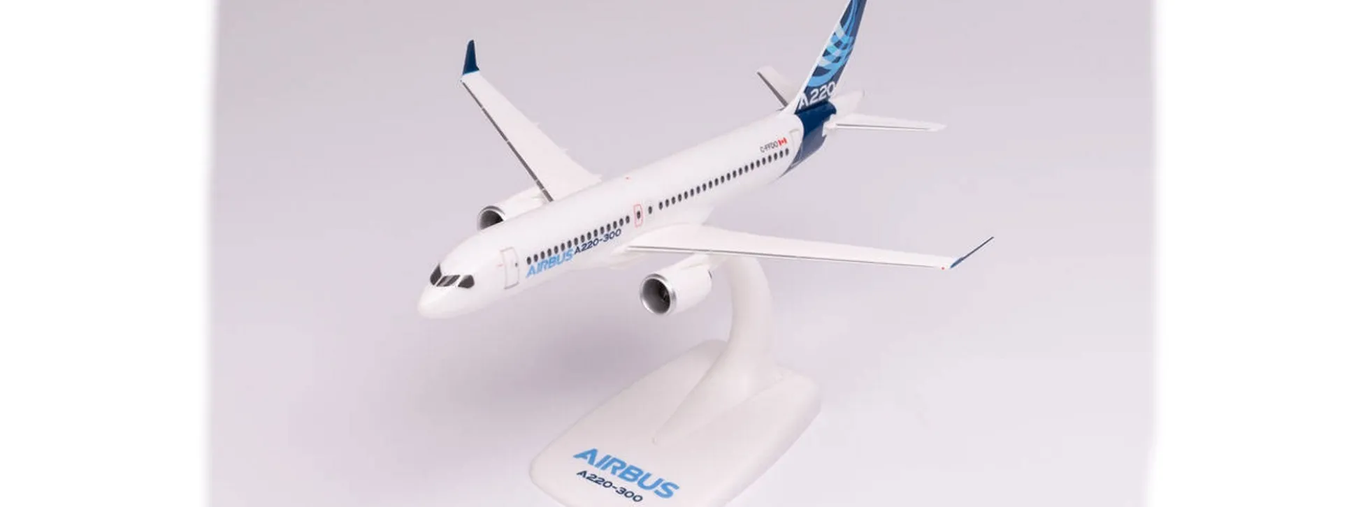 herpa 613248 Airbus A220-300 Airbus Steckbausatz 1:200