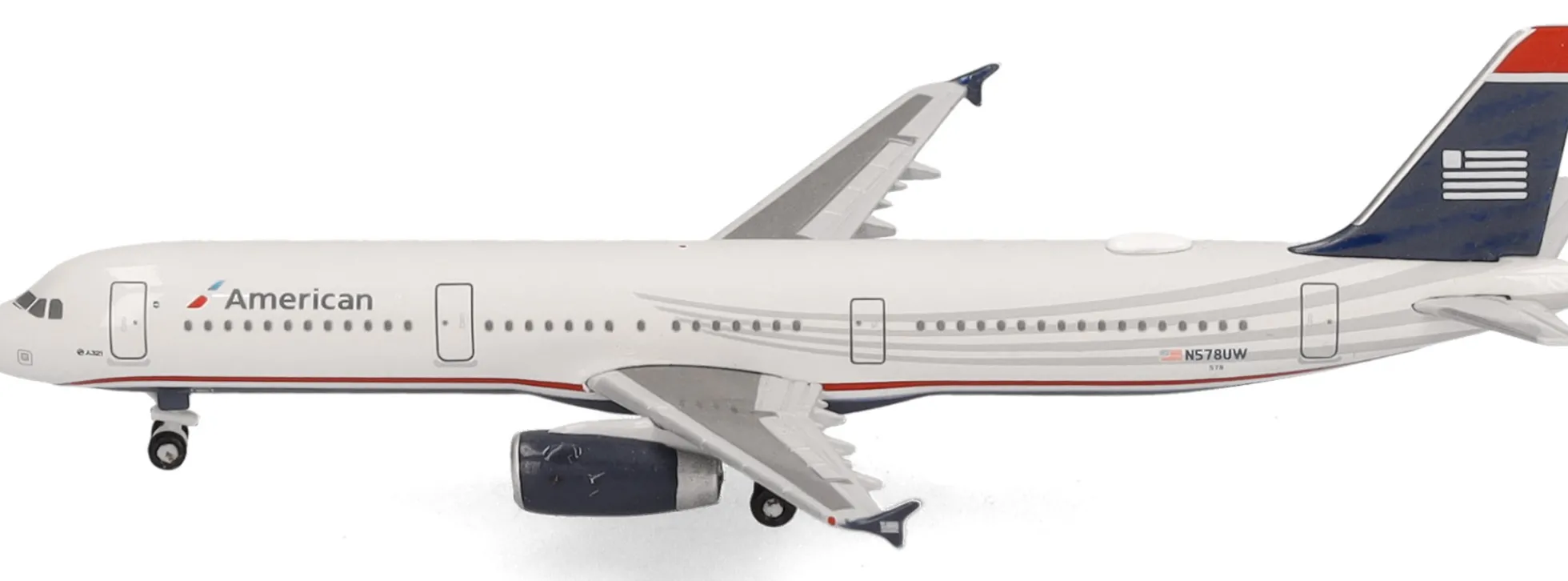 herpa 538251 Airbus A321 American Airlines US Airways Heritage livery | WINGS 1:500