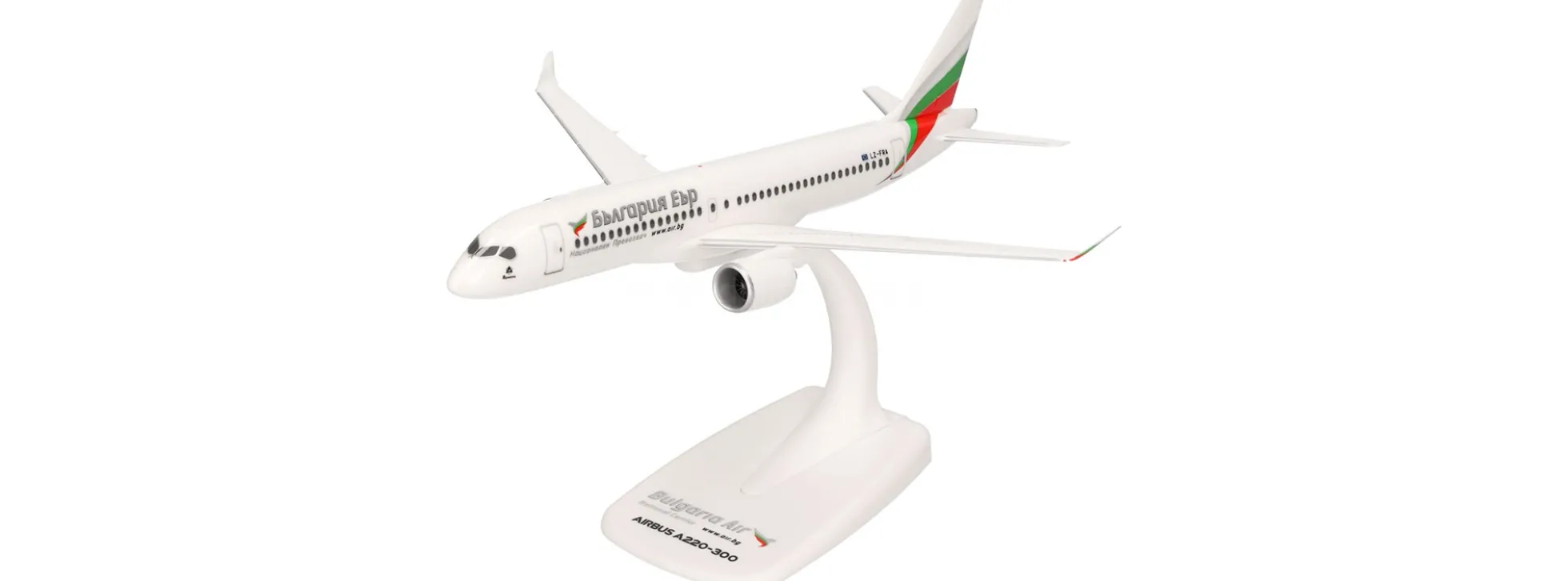 herpa 613811-001 Airbus A220-300 Bulgaria Air | Snap-Fit WINGS 1:200