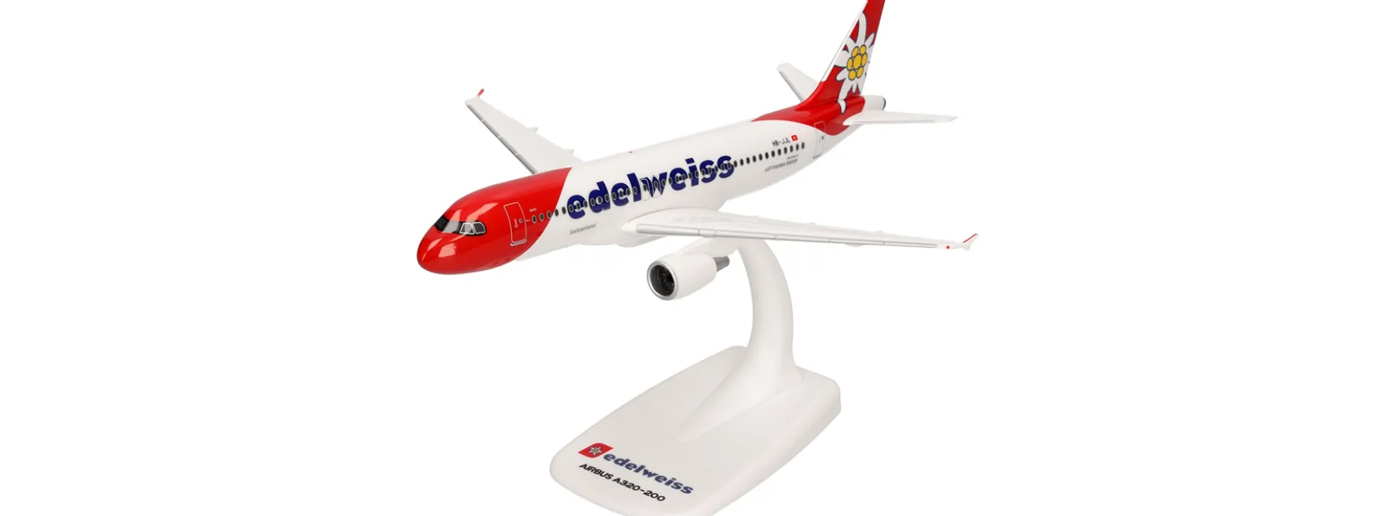 herpa 614597 Airbus A320 Edelweiss Air | Snap-Fit WINGS 1:200