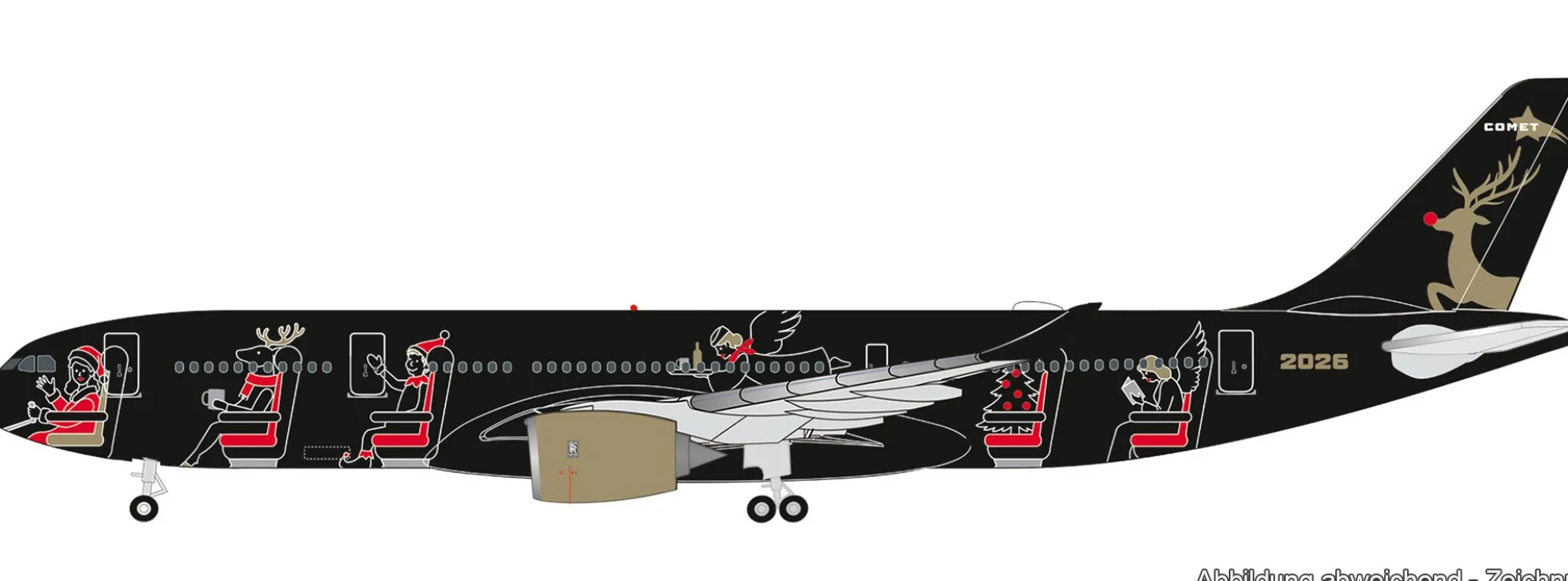 herpa 539692 Airbus A330-800neo Christmas 2026 | WINGS 1:500
