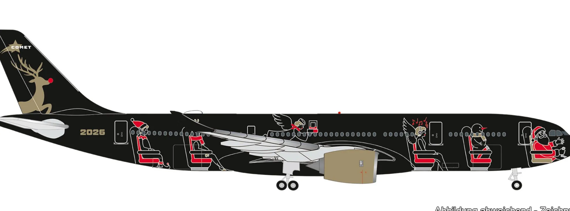 herpa 539692 Airbus A330-800neo Christmas 2026 | WINGS 1:500