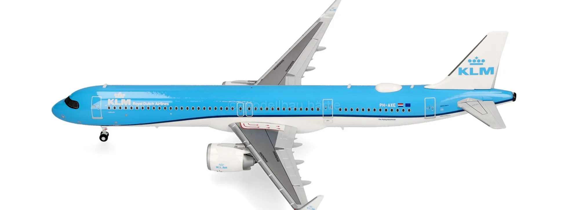 herpa 573801 Airbus A321neo KLM Landkaartje Map Butterfly | WINGS 1:200