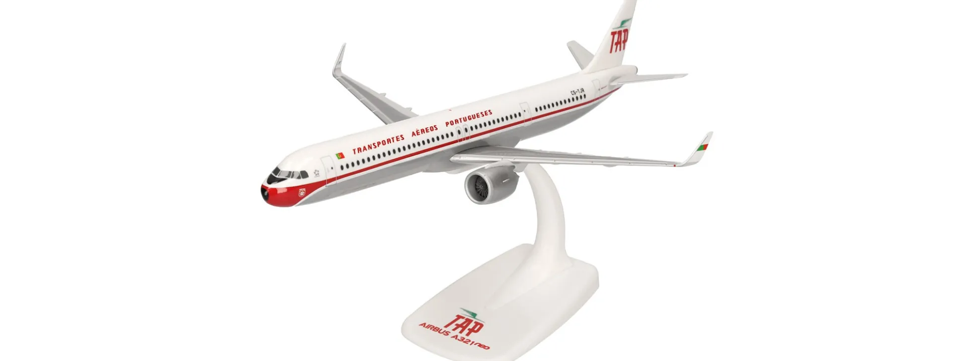 herpa 613316 Airbus A321neo TAP Air Portugal Retro 75th Anniversary colors | Steckbausatz 1:200