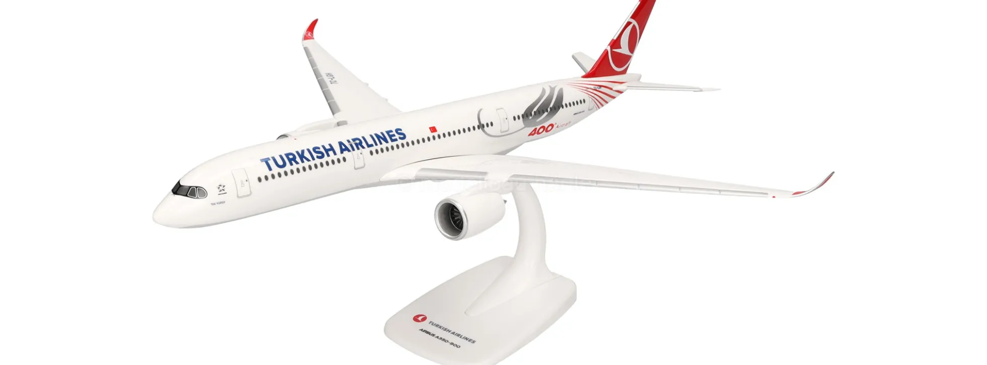 herpa 614689 Airbus A350-900 Turkish Airlines 400th | Snap-Fit WINGS 1:200