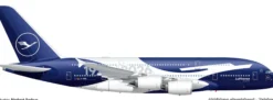 herpa 615099 Airbus A380 100 Years Lufthansa | Snap-Fit WINGS 1:250