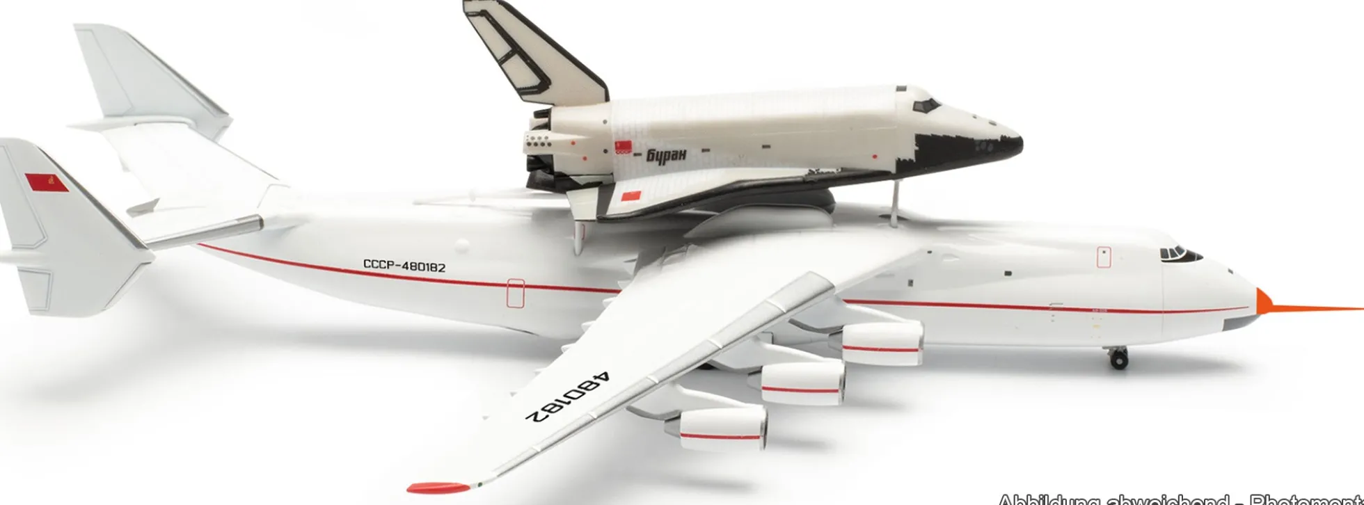 herpa 562874 Antonov AN-225 Mriya+Buran Space Orbiter Set mit Sensor | WINGS 1:400