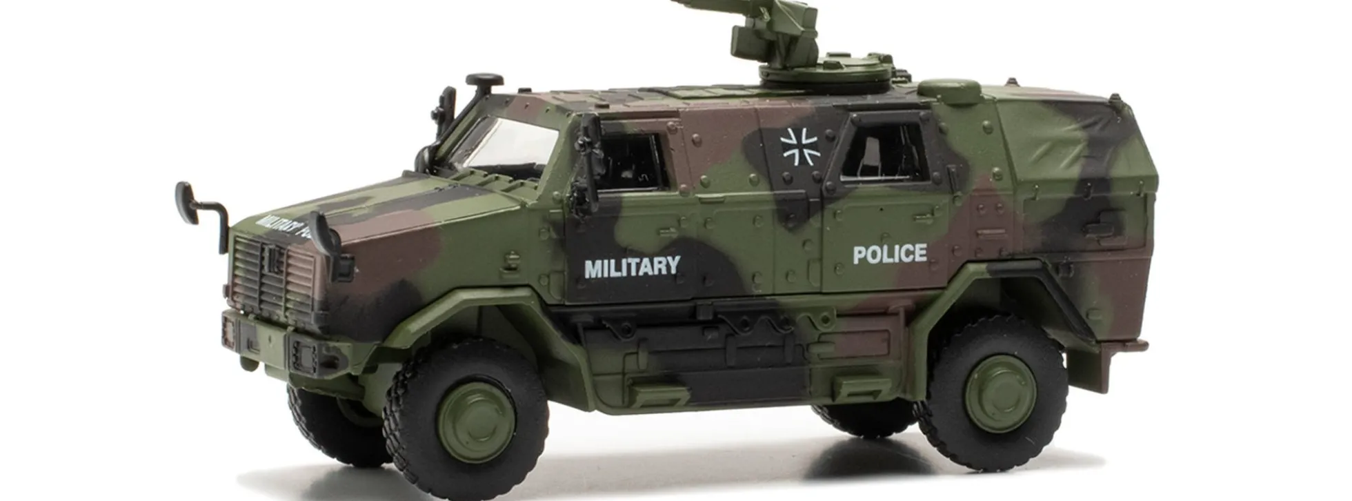 herpa 746700 ATF Dingo 2 Bundeswehr Feldjäger flecktarn Militärmodell 1:87