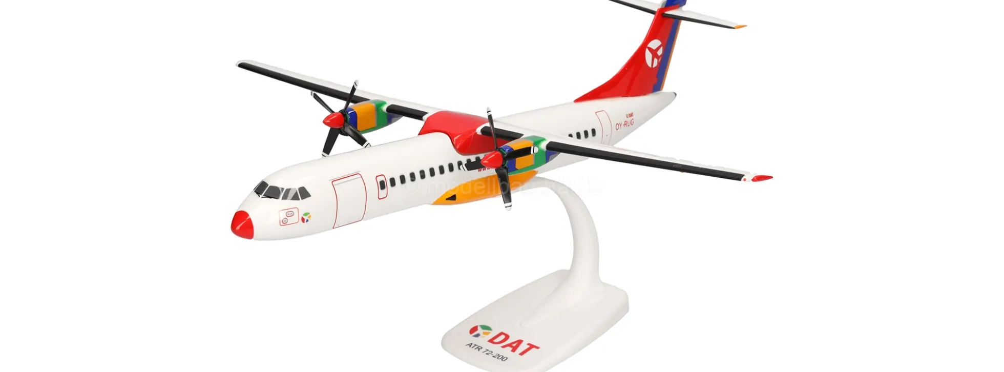 herpa 614740 ATR-72-200 DAT Danish Air Transport | Snap-Fit WINGS 1:100
