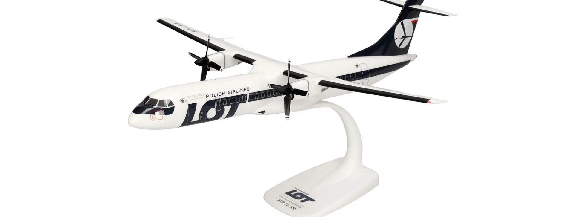 herpa 614795 ATR-72-200 LOT Polish Airlines | WINGS Snap-Fit 1:100