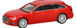 herpa 420303-003 Audi A6 Avant rot | Modellauto 1:87