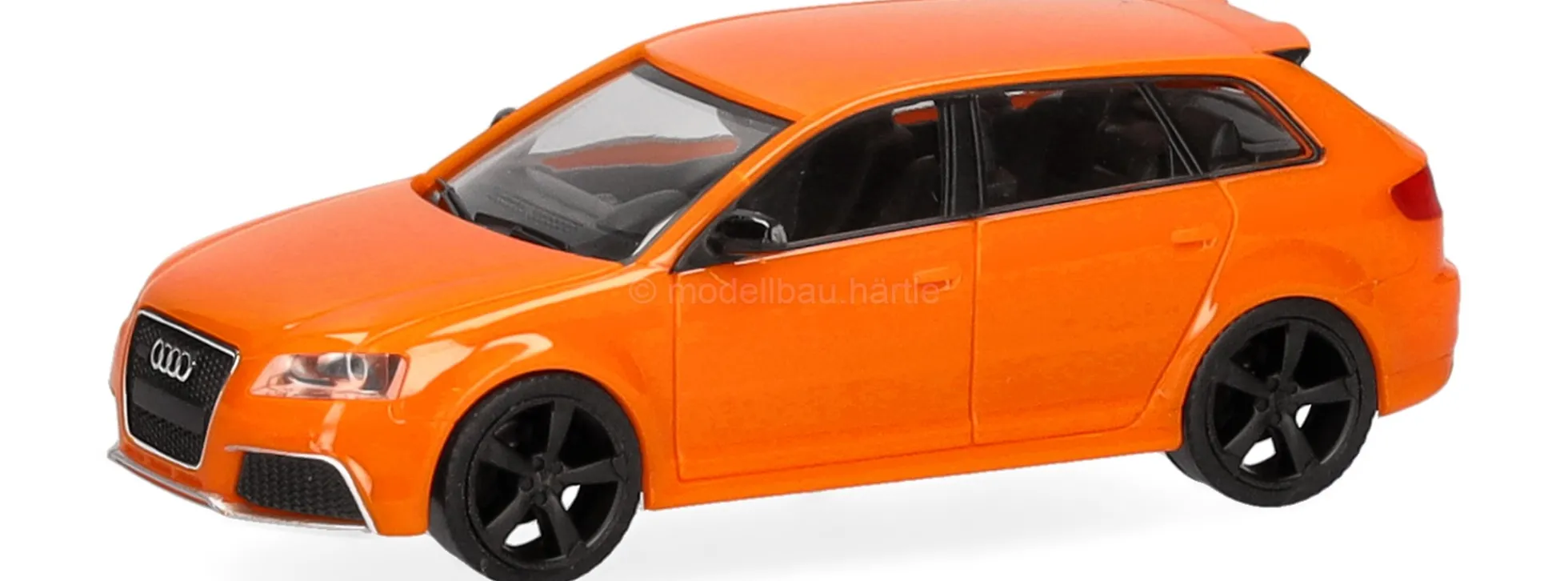 herpa 024877-005 Audi RS3 Sportback glutorange schwarze Felgen | Modellauto 1:87