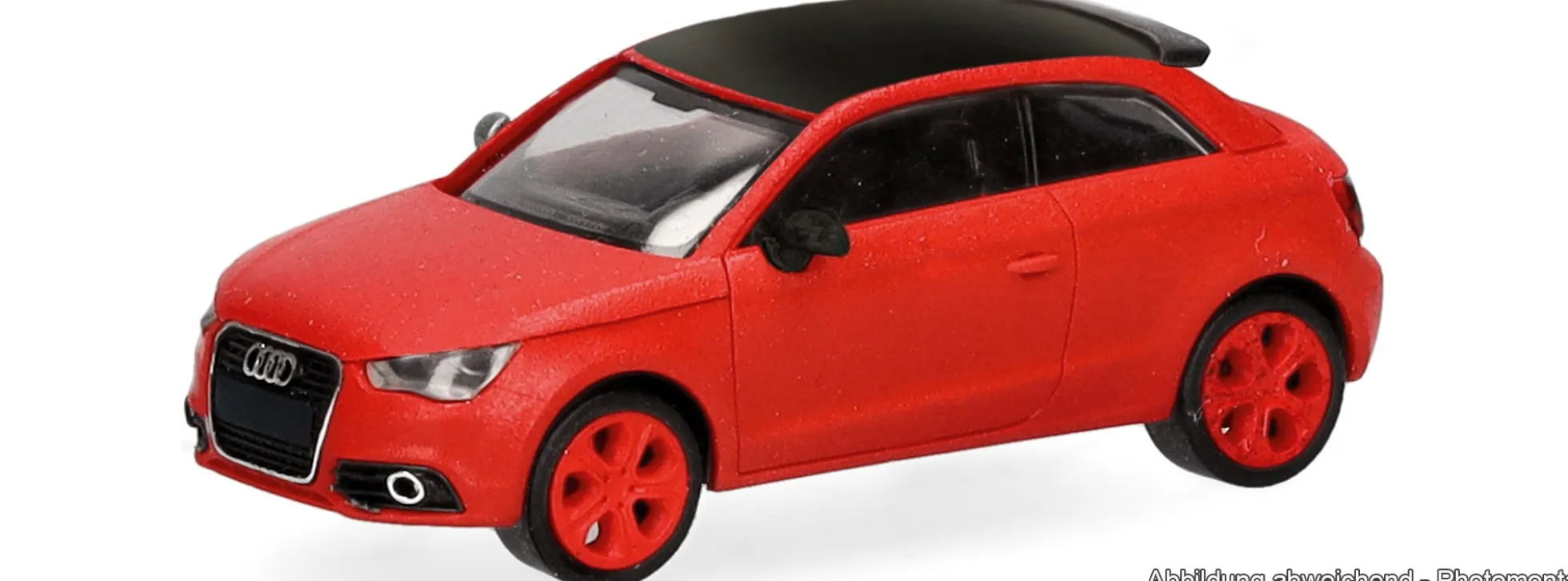 herpa 034531-002 Audi S1 - misanorot metallic / schwarz | Modellauto 1:87