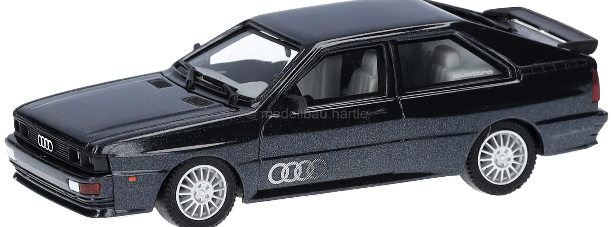 herpa 033336-006 Audi Ur-Quattro - amazonasblau metallic | Modellauto 1:87