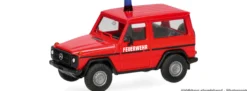 herpa 099516 BASIC MB G-Klasse Feuerwehr | Blaulichtmodell 1:87