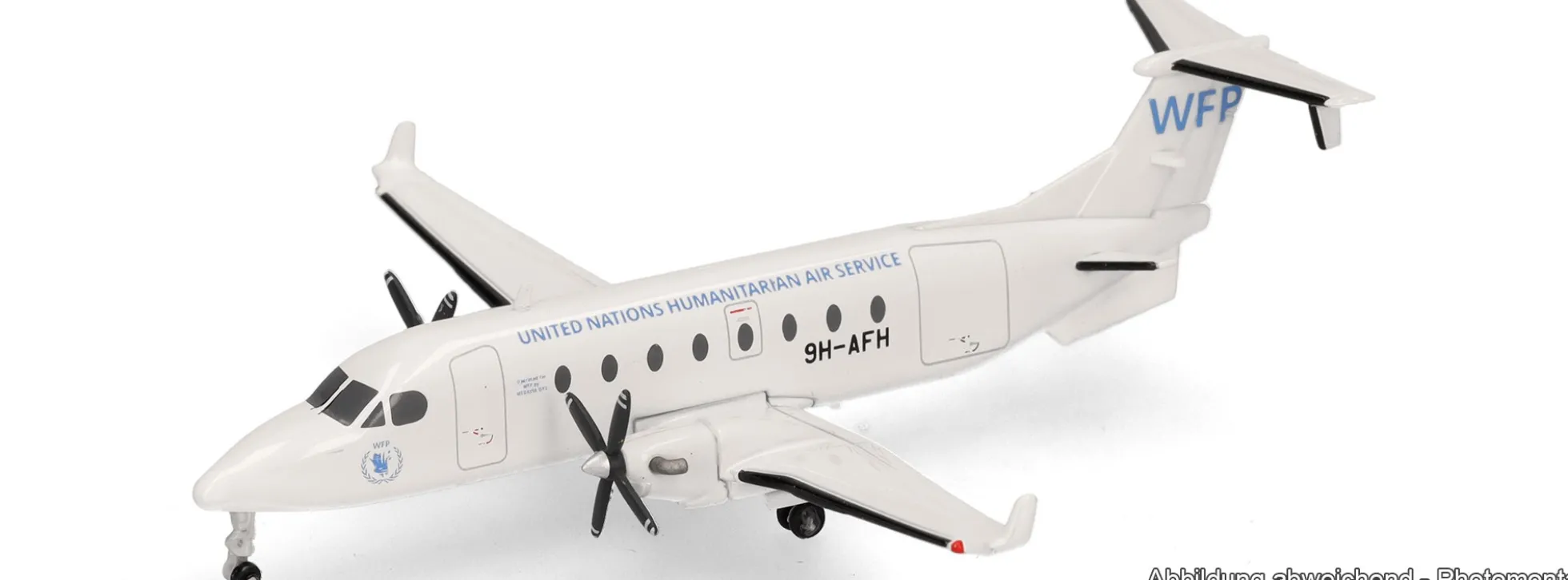 herpa 573450 Beechcraft 1900D United Nations Humanitarian Air Service | WINGS 1:200