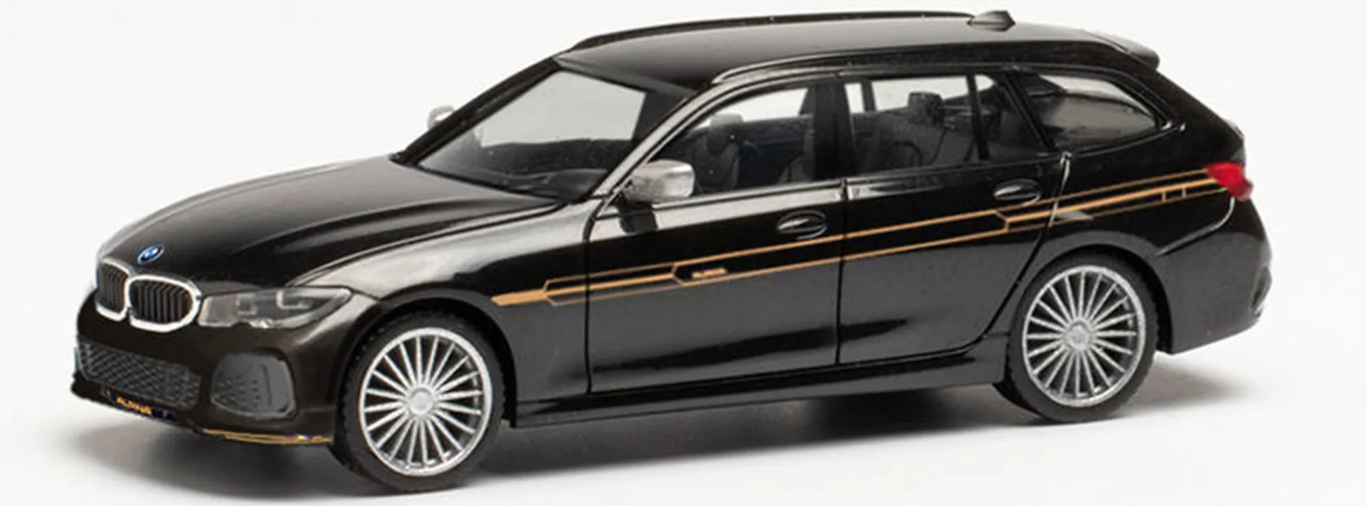 herpa 420983 BMW Alpina B3 Touring brillantschwarz | Modellauto 1:87