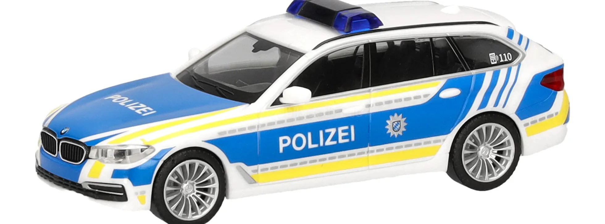 herpa 098878 BMW 5er Touring G31 Polizei Bayern | Blaulichtmodell 1:87