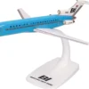 herpa 613996 Boeing 727-200 Braniff International Solid New Dark Blue | Snap-Fit WINGS 1:200