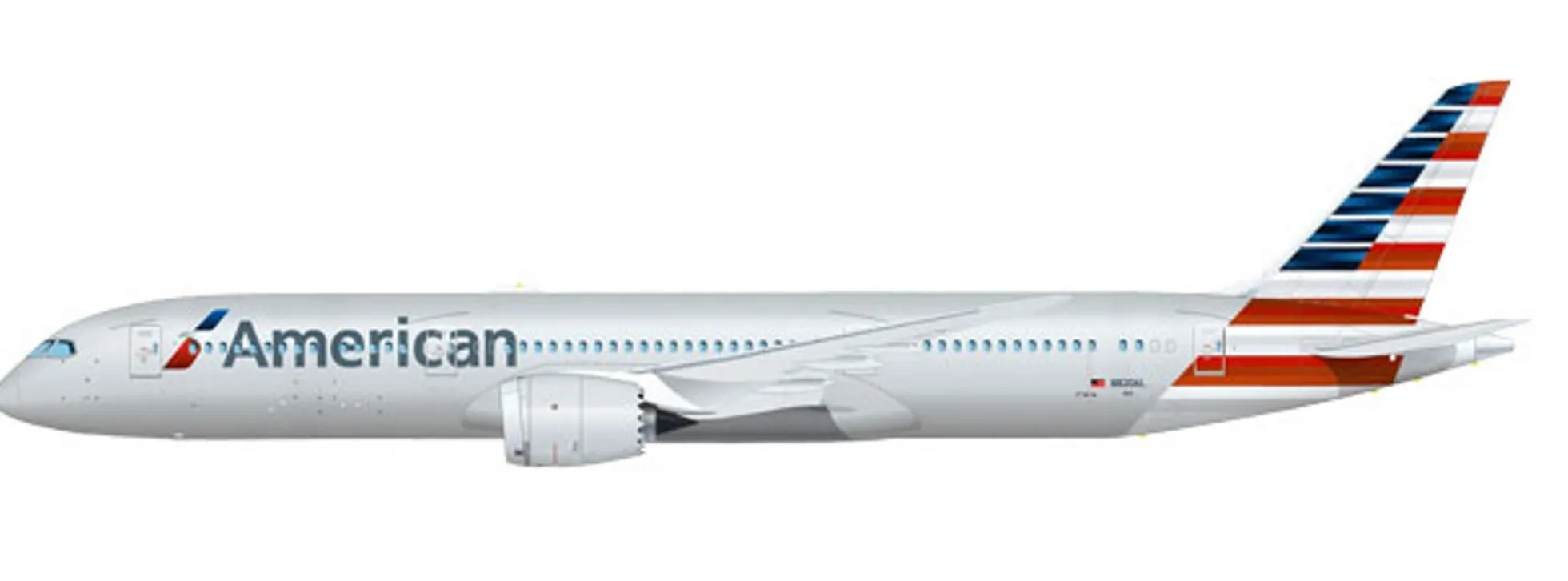 herpa 612043 Boeing 787-9 Dreamliner American Airlines Steckbausatz 1:200