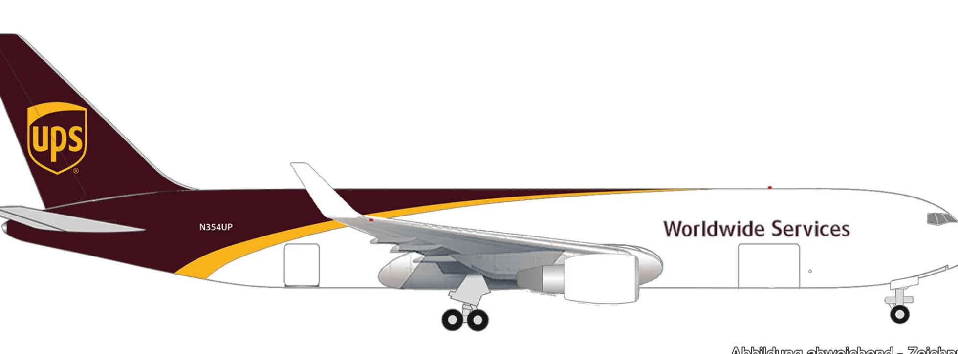 herpa 526166-001 Boeing 767-300F UPS Airlines | WINGS 1:500