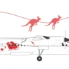 herpa 573337 Bombardier Q400 QantasLink Dasher-8 | WINGS 1:200