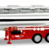 herpa 076456-002 Chemiechromtank Auflieger 3achs Feldbinder Auflieger für LKW 1:87