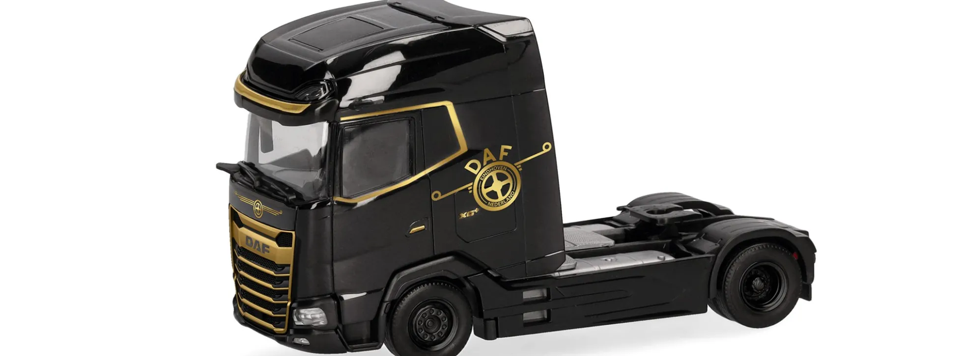 herpa 322171 DAF XG+ facelift Solozugmaschine 2achs schwarz LKW-Modell 1:87