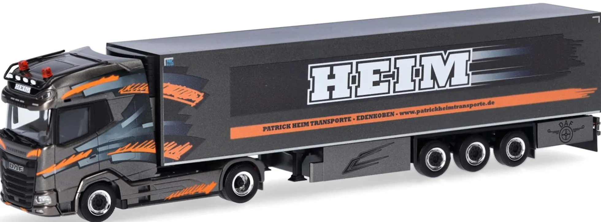 herpa 957632 DAF XG+ Kühlkoffersattelzug Patrick Heim Transporte LKW-Modell 1:87