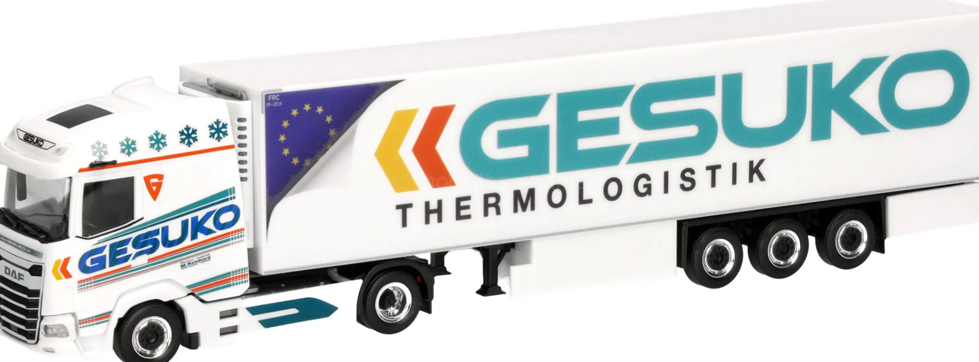 herpa 320641 DAF XG Kühlkoffer-Sattelzug GESUKO | LKW-Modell 1:87