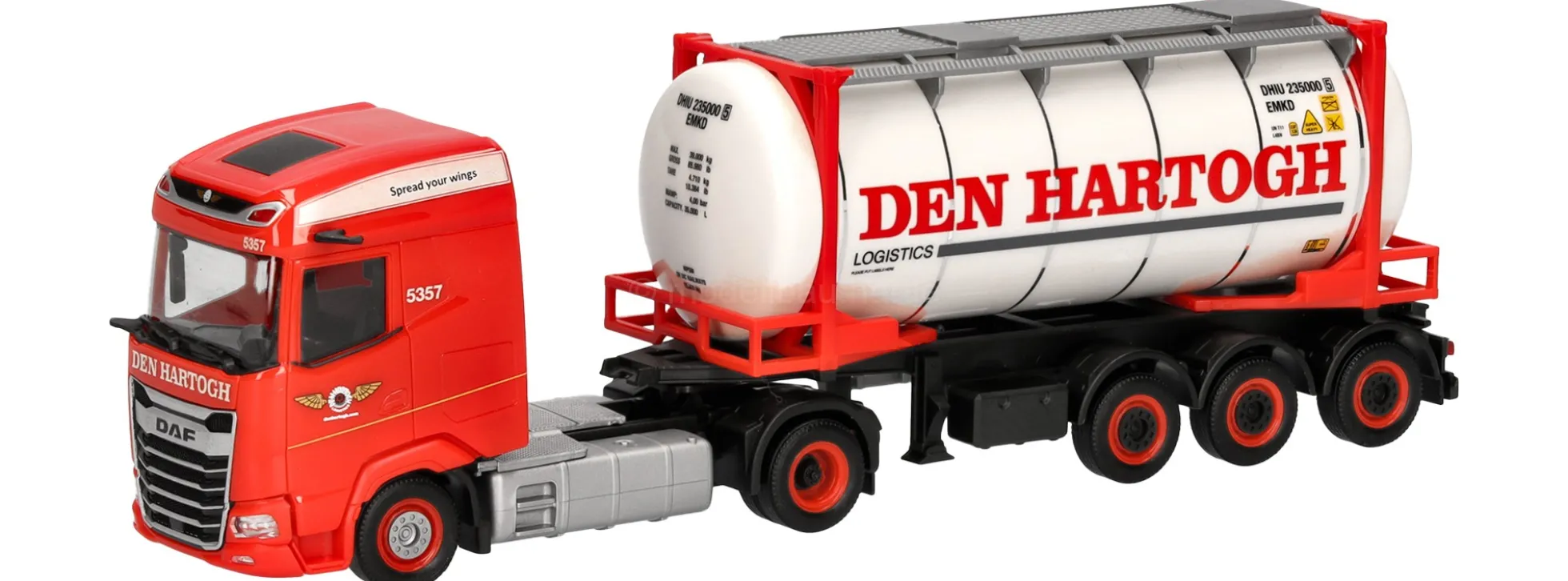 herpa 320344 DAF XG Swapcontainer-Sattelzug Den Hartogh | LKW-Modell 1:87