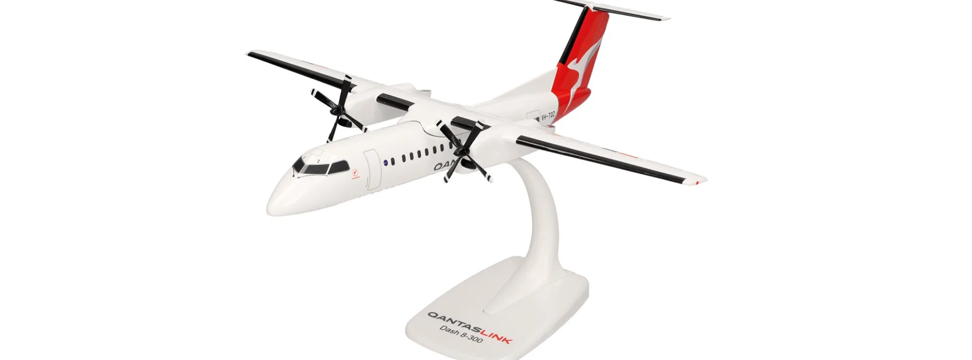 herpa 614221 De Havilland DHC-8-300 QantasLink Bundaberg | Snap-Fit WINGS 1:100