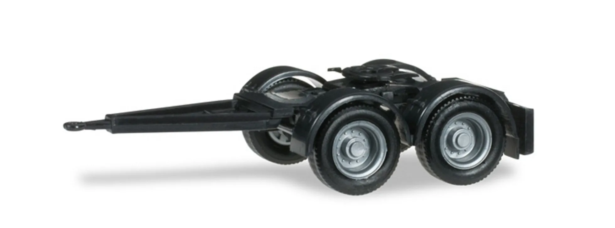 herpa 051453-002 Dolly für Hängerzug schwarz 4 Stück LKW-Zubehör 1:87