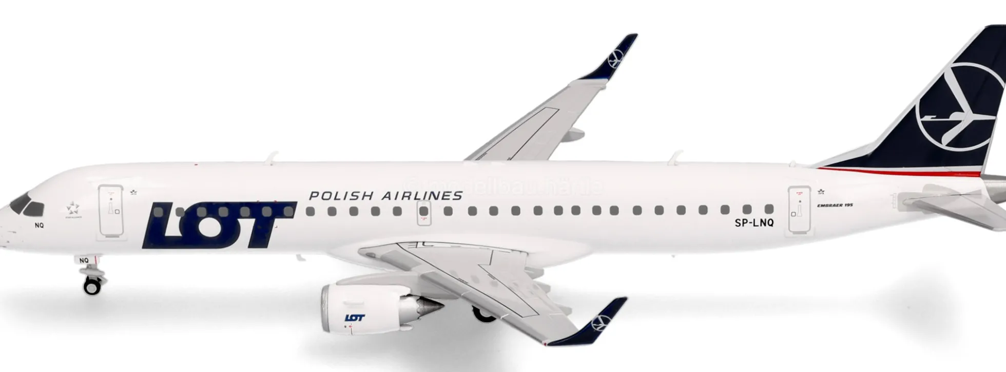 herpa 573825 Embraer E195 LOT Polish Airlines | WINGS 1:200