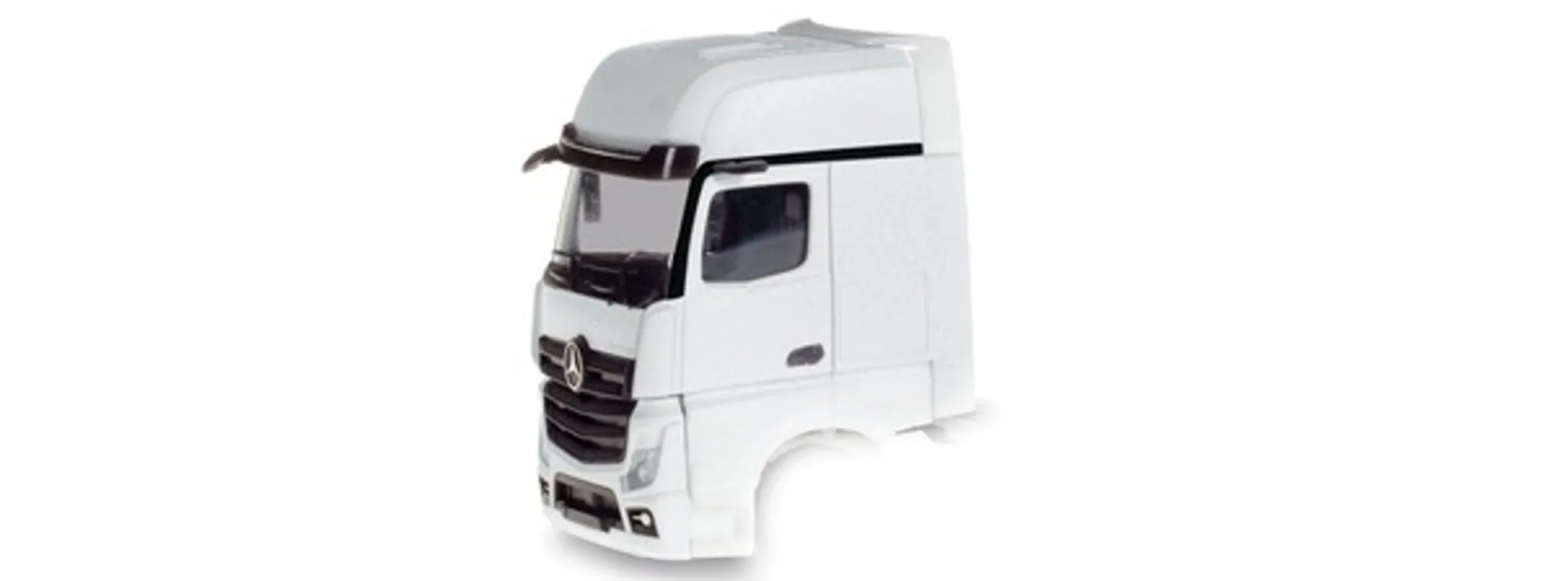 herpa 084970 Fahrerhaus Mercedes-Benz Actros 2018 Gigaspace mit Windleitblech 2 Stück Bausatz 1:87