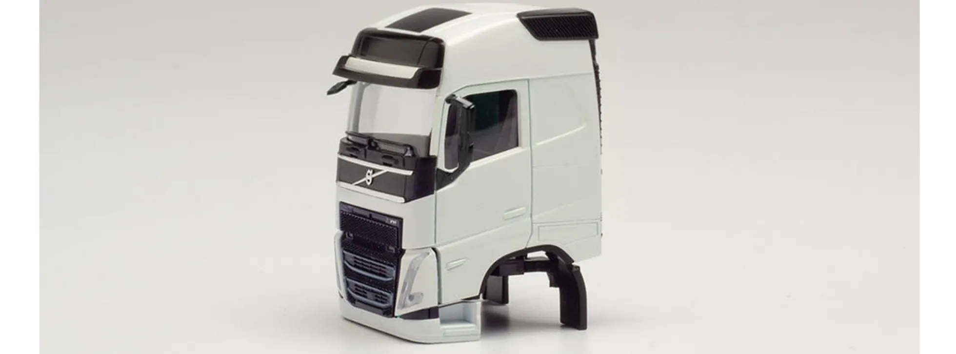 herpa 085380 Fahrerhaus Volvo FH GL 2020 ohne Windleitblech weiss 2 Stück LKW-Modell 1:87
