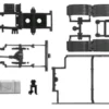 herpa 083966 Fahrgestell LKW MAN, 7,45m, 3achs Einzeilteile 1:87